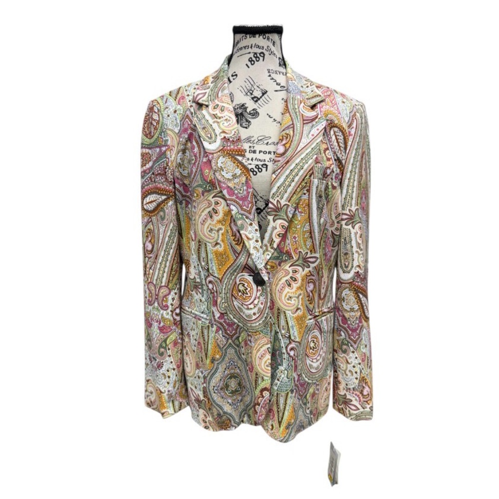 Insight Multicolor Paisley Blazer